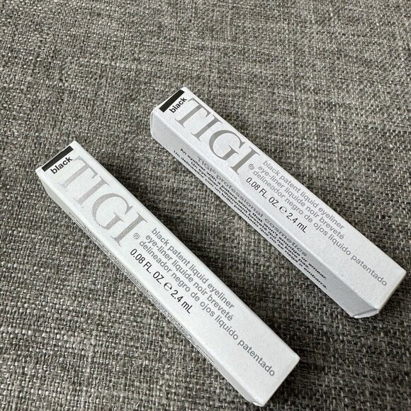 TIGI Other - TIGI Black Patent Shine Liquid Eyeliner Black No Smudge .08 Oz 2 Pack